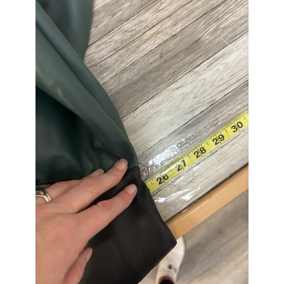 G-III Green Bay Packers Faux Leather Bomber Jacket Men’s Medium NFL G3 - Picture 11 of 13